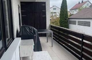 Haus mieten in Mozartweg, 89179 Beimerstetten, 3 Zimmer Wohnung in Beimerstetten mit Einbauküche, Kaminofen und großem Balkon
