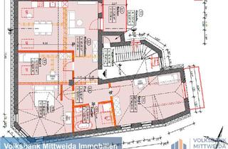 Wohnung mieten in 09661 Hainichen, Hainichen - Hochwertig sanierte 4-Raum-Wohnung im 2.OG mit Balkon *Erstbezug*