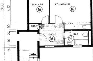 Wohnung kaufen in 42119 Wuppertal, Wuppertal - Zwei Zimmer Wohnung, mit großem Balkon, 54m², mit EBK