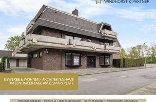 Praxen kaufen in Müllerstraße, 26384 Heppens, GEWERBE UND WOHNEN - GEWERBEIMMOBILIE IN ZENTRALER LAGE IN WILHELMSHAVEN - PRAXIS BÜRO ATELIER
