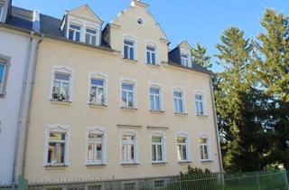 Wohnung mieten in Goldammerstraße 14, 09326 Geringswalde, Ruhig und grün m. Gartennutzung: 2-Zimmer-Dachwohnung mit neuem Laminatboden, Essküche und Badewanne