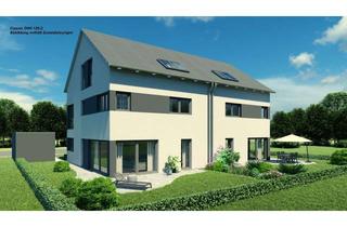 Doppelhaushälfte kaufen in 76307 Karlsbad, Schlüsselfertiges bauen * Bauplatz für Doppelhaushälfte in Karlsbad-Spielberg