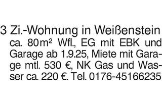 Wohnung mieten in 73111 Lauterstein, 3-Zimmer-Wohnung in Weißenstein