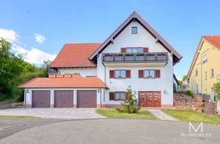 Haus kaufen in 67737 Olsbrücken, MG - Herrschaftliches Anwesen mit 3 Garagen, Garten und Weitblick