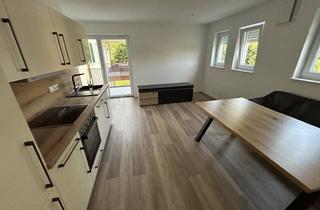Wohnung mieten in Neuburger Straße 29, 86668 Karlshuld, Erstbezug mit Balkon und EBK: Stilvolle 2-Raum-Wohnung mit gehobener Innenausstattung in Karlshuld