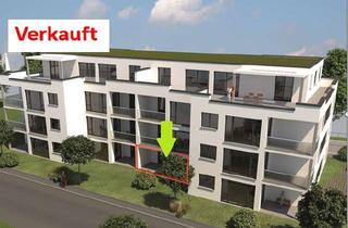 Wohnung kaufen in 78083 Dauchingen, 4 Zimmer Neubauwohnung mit Terrasse und Gartenanteil