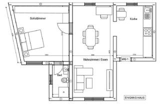 Wohnung mieten in Zehnthausstraße, 56814 Bremm, Erstbezug nach Sanierung: attraktive 2-Zimmer-Wohnung mit EBK in Bremm