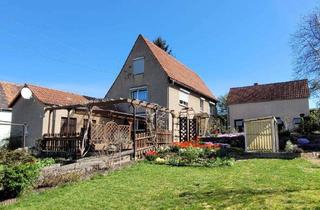 Einfamilienhaus kaufen in 01594 Stauchitz, Willkommen im Blumenparadies! Hübsches Einfamilienhaus mit Nebengelass, in Staucha bei Riesa!