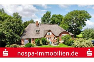 Haus kaufen in 25889 Witzwort, Reetdachanwesen mit Einliegerwohnung auf Eiderstedt.Ideal für Naturliebhaber und Pferdefreunde.
