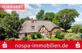 Haus kaufen in 25889 Witzwort, Reetdachanwesen mit Einliegerwohnung auf Eiderstedt.Ideal für Naturliebhaber und Pferdefreunde.