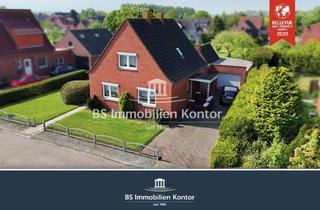 Einfamilienhaus kaufen in 26736 Krummhörn, Deichnähe-Nordseeküste! Gepflegtes, gemütliches Einfamilienhaus mit Anbau und Garage!