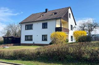 Haus kaufen in 95502 Himmelkron, Gepflegtes Zweifamilienhaus mit großem Grundstück, Doppelgarage, Carport und idyllischem Garten