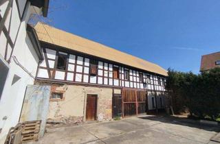 Einfamilienhaus kaufen in An Den Eichen 1b, 04655 Kohren-Sahlis, Fachwerk Bauernhaus für zwei Familien - Teil eines Hofes in Dolsenhain