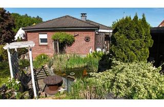 Haus kaufen in 38350 Helmstedt, Bungalow mit Vollkeller, Specksteinofen, Carport und Klimaanlage - Verkehrsberuhigtes Wohngebiet