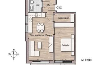 Wohnung mieten in Friedrichstraße, 71638 Ludwigsburg, Erstbezug! Zentral in Ludwigsburg - Moderne 2-Zimmer-Neubauwohnung mit Balkon und Tiefgarage