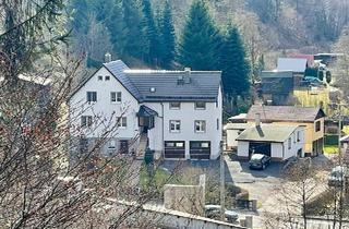 Haus kaufen in 98746 Katzhütte, Katzhütte - REDUZIERT!!! Wohnung im ZFH mit Grundstück, Bungalow und Garagen