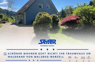 Haus kaufen in 79429 Malsburg-Marzell, Malsburg-Marzell - Schon reserviert: Traumhaus am Waldrand der Berggemeinde mit großem Garten und Alpensicht