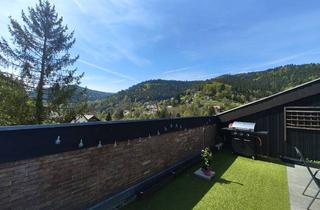 Wohnung kaufen in 75323 Bad Wildbad, Helle 2-Zimmer-Wohnung mit großer Terrasse in Bad Wildbad