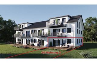 Wohnung kaufen in Lange Straße 20, 88518 Herbertingen, Gartenliebhaber aufgepasst – Traumhafte EG-Neubauwohnung mit viel Platz im Grünen!