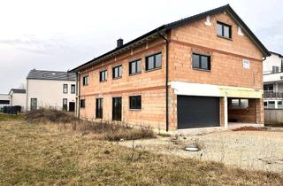 Haus kaufen in 86690 Mertingen, ZFH-ROHBAU mit Dach, 3-fach vergl., teilw.Rohinst. u. 4 Garagenpl. zw.Don u. Augsbg.!