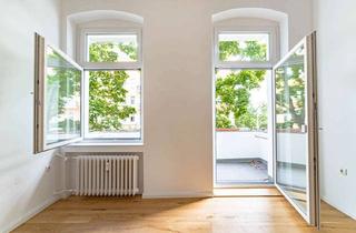 Wohnung kaufen in Volkspark Wilmersdorf, 10715 Wilmersdorf (Wilmersdorf), Frisch sanierte Altbauwohnung: 2 Zimmer mit Balkon, nur 250 m zum Volkspark Wilmersdorf