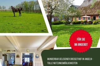 Haus kaufen in 24401 Böel, Wunderbar gelegener Dreiseithof in Angeln - tolle Nutzungsmöglichkeiten