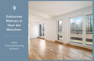 Wohnung kaufen in Willy-Träutlein-Straße, 85540 Haar, Bereits bezugsfertig: Moderne 3,5-Zimmer-Wohnung mit Gäste-WC und Terrasse in der Nähe von München