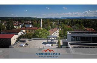 Wohnung kaufen in 82538 Geretsried, Ein Unikat! Stilvolle City-Wohnung mit Dachterrasse, Loggia & Alpenblick