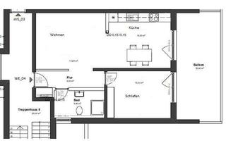 Wohnung mieten in Im Boden 10-12, 35440 Linden, Helle und geräumige 2-Zimmer Wohnung zu vermieten