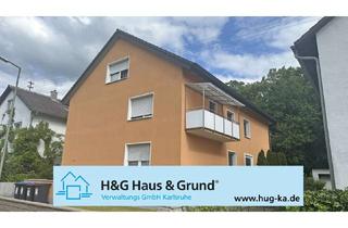 Mehrfamilienhaus kaufen in 76187 Knielingen, Umfassend saniertes Mehrfamilienhaus in top Zustand! 4 WE, EBK, Balkonen + Doppelgarage!