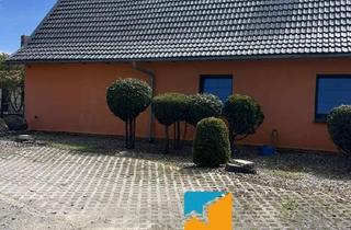 Doppelhaushälfte kaufen in 18510 Wittenhagen, Gepflegte Doppelhaushälfte mit Nebengebäuden, Hof und Gartenidylle