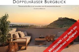 Haus kaufen in Alois-Schnorr-Straße 10, 79219 Staufen, *Doppelhäuser Burgblick* Traumhafter Blick mit malerischen Sonnenuntergängen