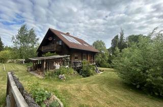 Haus kaufen in 06712 Droßdorf, Wohnen im Holzhaus in Gutenborn mit Schwimmteich & Sauna