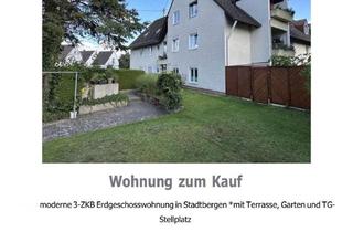Wohnung kaufen in 86391 Stadtbergen, Stadtbergen - Moderne 3-ZKB mit Terrasse-Garten TG-Stellplatz Privatverkauf !