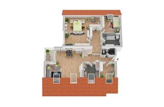 Wohnung kaufen in 72280 Dornstetten, Erstbezug nach Fertigstellung: 4,5 Zimmer-Wohnungen in Dornstetten mit herrlichem Ausblick