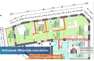 Wohnung mieten in Mühlstraße, 09661 Hainichen, Hochwertig sanierte 3-Raum-Wohnung im 1.OG mit Balkon *Erstbezug*
