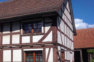 Haus kaufen in 35329 Gemünden, Gemünden (Felda) - Fachwerk-Dorfhaus mit großer Scheune innen ökologisch kernsaniert