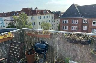 Wohnung kaufen in Wilhelmshavener Str. 10, 24105 Blücherplatz, Maisonette Dachgeschoss-Wohnung mit Dachterrasse, vermietet
