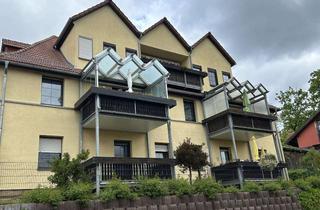 Wohnung mieten in 07646 Stadtroda, Attraktive 3-Zimmer-Erdgeschosswohnung mit Balkon und Einbauküche in Stadtroda
