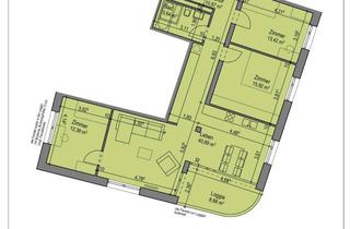 Wohnung kaufen in Schneeglöckchenstraße 29a, 10407 Prenzlauer Berg, Grün & familienfreundlich: 4-Zimmerwohnung mit Fenstern in 3 Himmelsrichtungen!
