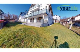 Wohnung kaufen in 86807 Buchloe, Moderne Neubauwohnung mit Bergblick – Barrierefrei und großzügigem Garten