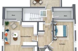 Wohnung mieten in Goldschmiedstraße, 72379 Hechingen, Zentrale Dachgeschosswohnung mit Burgblick und großer Dachterrasse in Hechingen