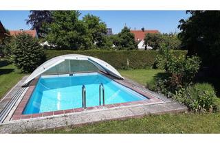 Wohnung mieten in 82140 Olching, Kernsanierte 3,5-Zimmer-Wohnung mit 500 m² Garten, Pool, Terrasse und Garage in ruhiger Lage