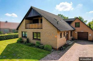 Einfamilienhaus kaufen in 26835 Hesel, Selten und vielseitig – Familienhaus mit Pool, Wintergarten und Renditechance