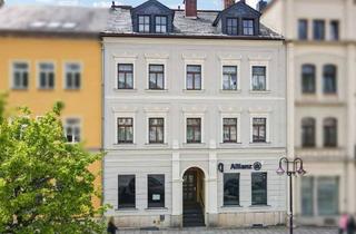 Anlageobjekt in 01855 Sebnitz, Profitables MFH mit 6 WE, 2 GE, Stellplätzen & Garten – Gründerzeit-Immobilie am Markt von Sebnitz!