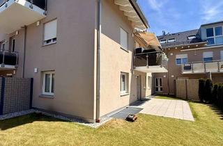 Wohnung kaufen in 85649 Brunnthal, Großzügiges Wohngefühl mit Traumgarten zum Erstbezug
