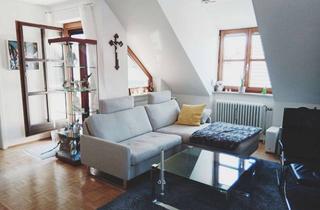 Wohnung kaufen in 86391 Stadtbergen, GEPFLEGT. GEMÜTLICH. PRAKTISCH: DACHGESCHOSS-MAISONETTE | BALKON | TG STPL - 3 KM BIS ZUR UNIKLINIK