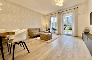 Immobilie mieten in Karl-Böhm-Str. 99, 85598 Baldham, Exklusive, möblierte Gartenwohnung, 3Zi, TG, barrierefrei in Baldham