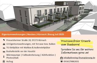 Wohnung kaufen in 97273 Kürnach, 3 Zimmer Neubau-ETW