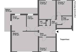 Wohnung mieten in 56337 Eitelborn, Geschmackvolle, gepflegte 5-Zimmer-Erdgeschosswohnung mit Balkon und EBK in Eitelborn